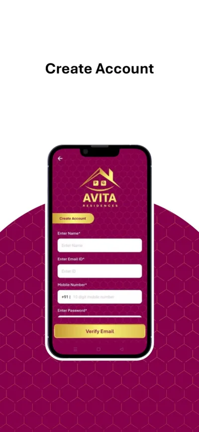 Avita Residences app screen 2
