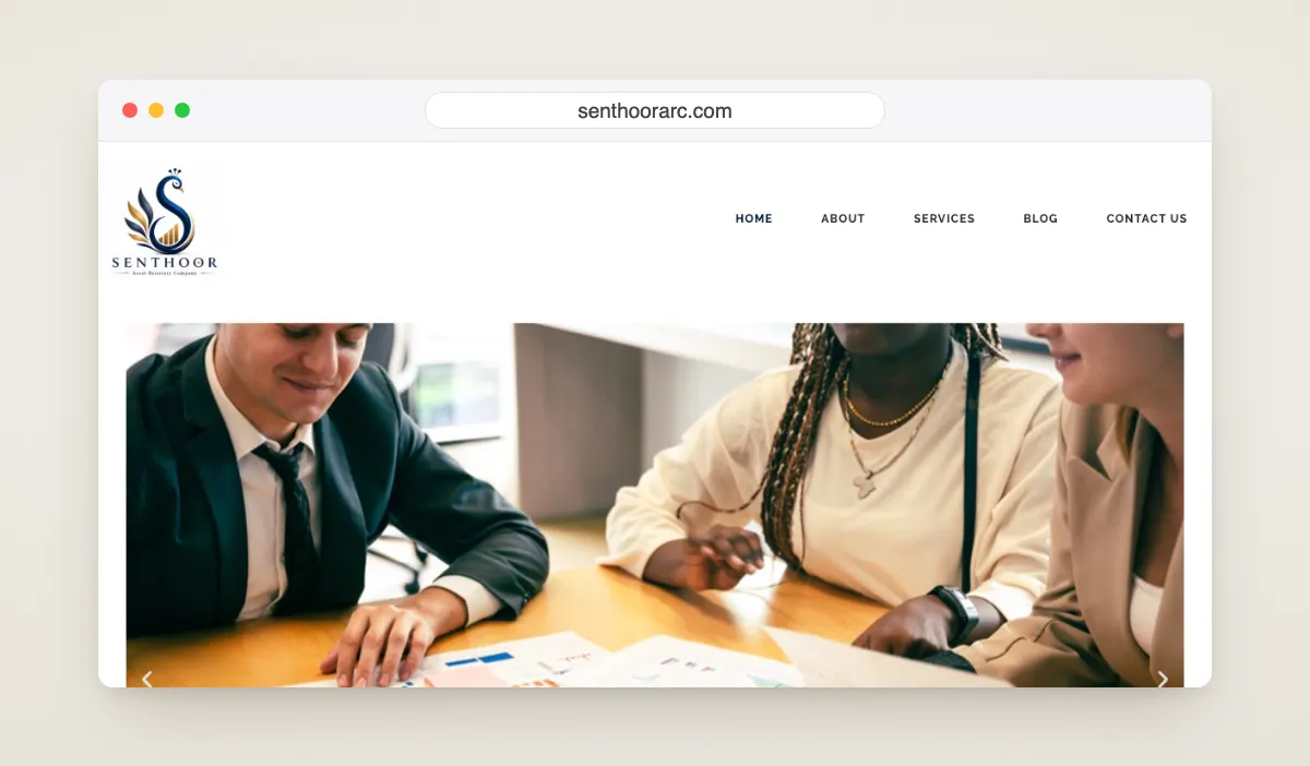 Senthoor Asset Recovery Agency project