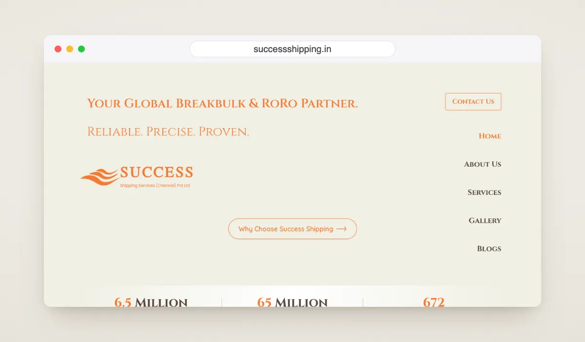 Success Shipping Services project